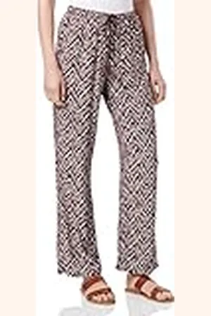 Women secret Pantalón Largo Capri Estampado Naranja Informales, , XL para Mujer