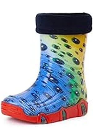 Ladeheid Botas de Agua Zapatos de Seguridad Calzado Unisex Niños Niñas Swk 08 ( , 21/22 EU)