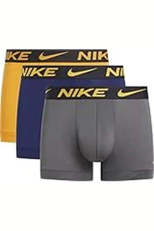 Nike Trunk - Ropa Interior 3PK Uni Gold/Dark Grey/Blue Void, L Hombre