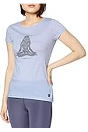 Supernatural Camiseta de Manga Corta para Mujer, con Lana de Merino, W Printed tee, Mujer, Camiseta de Manga Corta Estampada., SNW013403M04XS, , Extra-Small