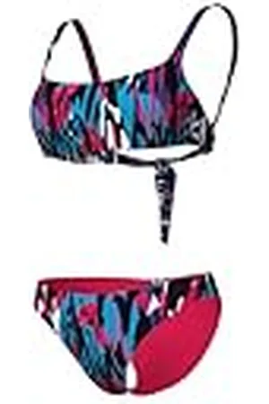 Arena Water Prints Bikini de Tirantes Mujer, Traje de Baño en Tejido Elástico Reciclado de Secado Rápido, Bikini para Playa y Piscina con Copas Extraíbles y Top con Lazos
