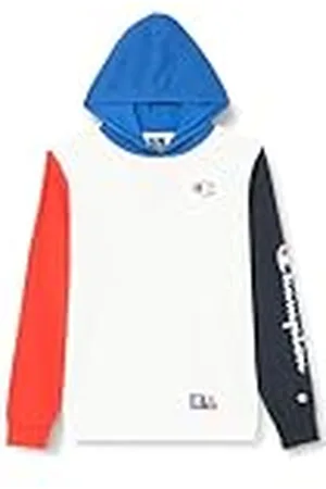 Champion Legacy Retro Sport B-Spring Terry Color Block Sudadera con Capucha, , 9-10 Años Niños y niños