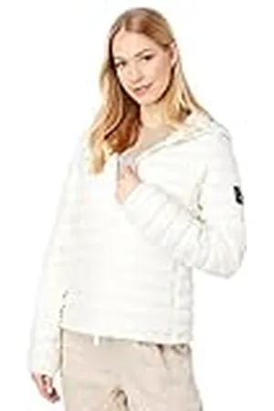 ECOALF Abrigo Mujer Atlanticalf, de Poliéster Reciclado, con Cuello Redondo, Relleno de Fellex, Ultraligero y Cómodo, Chaqueta Mujer, Talla S, Color