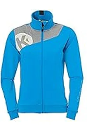 Kempa Core 2.0 Poly Chaqueta, Mujer, Azul/Gris Oscuro, L