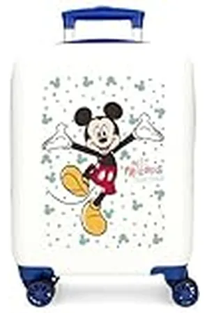 Disney Joumma Mickey Best Friends Together Maleta de Cabina 33x50x20 cms Rígida ABS Cierre de combinación Lateral 28,4L 2 kgs 4 Ruedas Dobles Equipaje Mano