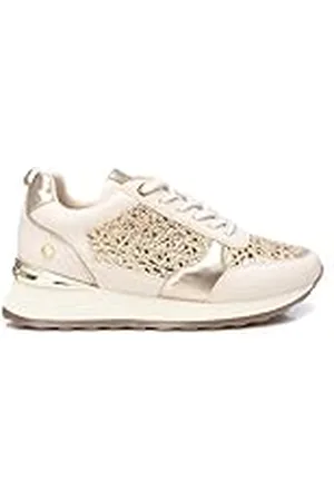 Xti Zapatilla Mujer Beige - Calzado Cómodo y Versátil - Moda Casual - Modelo 14377701 (Talla 36)