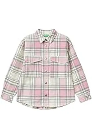 Benetton Camisa 50vwcq03l, , 140 cm para Niñas