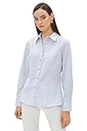 Koton Camiseta básica de Manga Larga con Botones metálicos, , 34 para Mujer