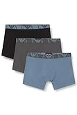 Emporio Armani Bold Monogram 3-Pack Boxer Boxers, , S de los Hombres