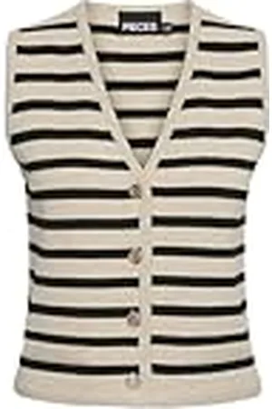 Pieces® Pcnisa Knit Vest Pa BC Chaleco de Punto, , L para Mujer