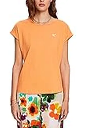 ESPRIT 053ee1k334 Camiseta, 820/naranja, S Mujeres