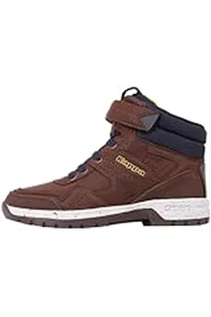 Kappa Lithium Kids, Zapatillas Altas Unisex Niños, Brown Navy 5067, 28 EU