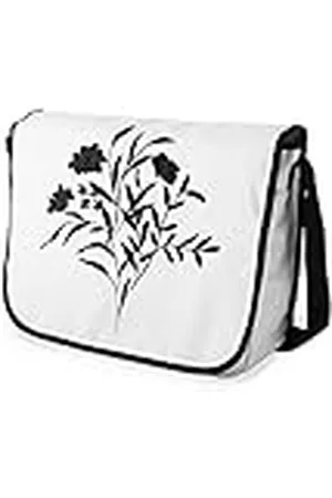 Bonamaison Bolsa de Mensajero con Estampado Digital con Correa Negra para Estudiantes, Bolsa de Cuerpo Cruzado, Bolsa de mensajería, Bolsa de Hombro para niños, niñas, niños, tamaño: 29 x 36 cm