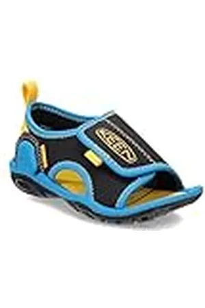 Keen Knotch River OT Sandalia, Unisex Niños, Negro/Azul (Vívido), 29 EU