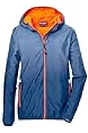 Killtec Niños Chaqueta funcional/chaqueta impermeable con capucha KOS 139 BYS JCKT, dunkel denim, 140, 42992-000