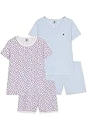 Petit Bateau A0D6R Pijama, , 10 ANS (Pack de 2) para Niñas