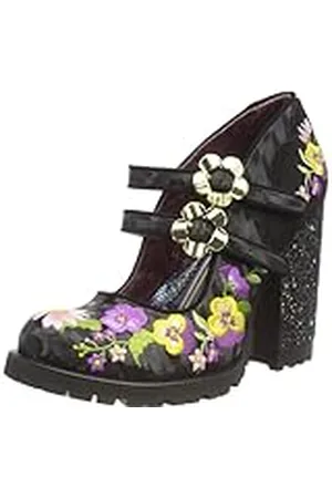 Irregular Choice Best Bud, Oxford Mujer, Black, 37 EU