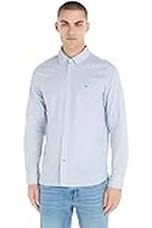 Tommy Hilfiger Hombre Camisa Core 1985 Flex Oxford Manga Larga, , XL