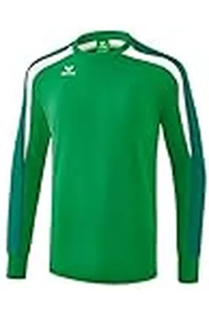 Erima GmbH Liga 2.0 Sudadera, Hombre, Verde (Smaragd/Evergreen) / Blanco, 3XL