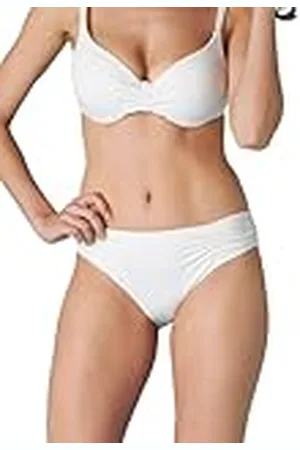 Lovable Slip Midi Jacquard Bikini, Blanco y Dorado, S Mujeres