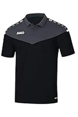 Jako Poloshirt Champ 2.0 Polo, Mujer, Negro/Antracita, 34
