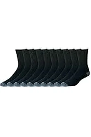 Amazon Calcetines de algodón: cómodos, duraderos, semiacolchados Hombre, 10 Pares, , 41-45