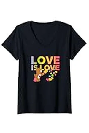 Care Bears Mujer El amor es amor Camiseta Cuello V