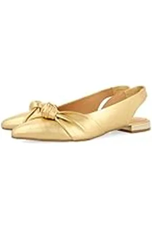 Gioseppo Bailarinas DESTALONADAS DE Piel Color Dorado con Detalle DE Nudo para Mujer IBALLE