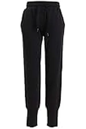 Supernatural Cómodo pantalón de Chandal para Mujer, con Lana Merina, W Essential Cuffed Pant, Talla: XL, Color: Negro Moteado