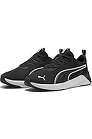 PUMA SOFTRIDE Harli WNS, Zapatillas para Correr de Carretera Mujer, Black White-Galactic Gray, 38.5 EU