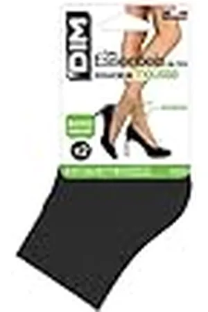 Dim Tobilleros Mes Essentiels Douceur Mujer x2, Negro, Talla única