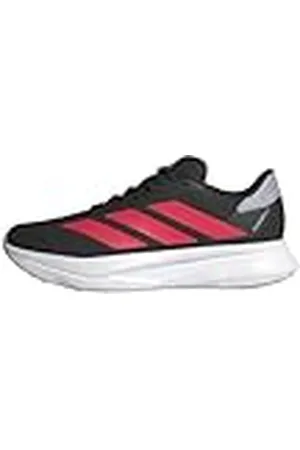 adidas Duramo SL 2 Running Shoes, Zapatillas para Correr Hombre, Core Black/Lucid Red/halo Silver, 38 2/3 EU
