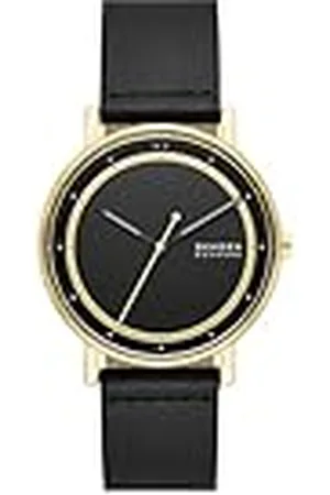 Skagen Signatur reloj para hombre, movimiento de cuarzo con correa de piel o acero inoxidable, , 40MM