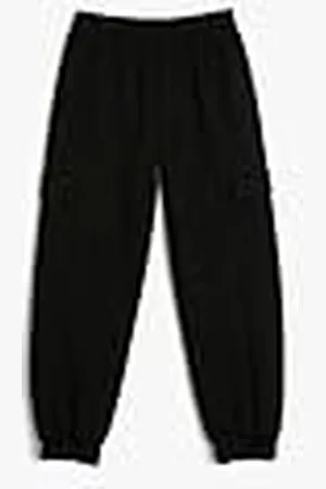 Koton Basic Jogger Sweatpants Drawstring Pocket Detail, Pantalones de chándal niñas,