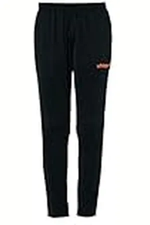 Uhlsport Stream 22 Track Pants Pantalón, Unisex niños, Black/Fluo Orange, 128