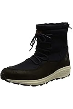 Jack Wolfskin Nevada Texapore Mid W, Botas para Nieve Mujer, Azul Oscuro y Blanco, 38 EU