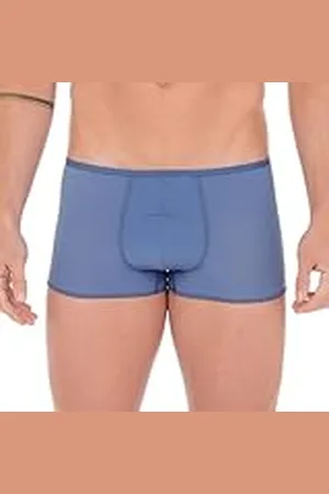 Hom Plumas Trunk Ropa Interior, Azul Vaquero, M para bre