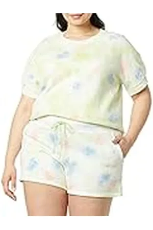 Goodthreads Camisa de Manga Corta Tipo Blusón de Forro Polar Clásica Mujer, , XXL