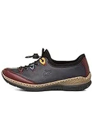 Rieker N3271, Zapatillas de Deporte Mujer, Blue, 39 EU