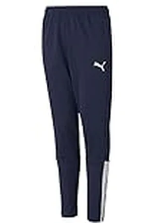 PUMA TeamLIGA Training Pants Jr Pantalones, Unisex niños , Peacoat, 164