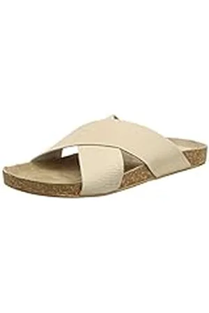 VERO MODA Sandalias de Piel Vmsofie, Zuecos Mujer, , 36 EU