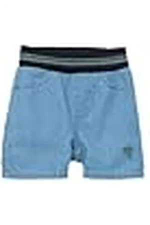QS by s.Oliver Junior Jeans-Short mit Umschlagbund Shorts de Mezclilla con Cinturilla doblada, , 62 bebé