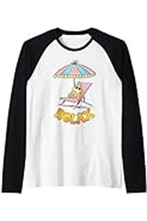 Peanuts Vacaciones de verano retro en Woodstock Relax Beach Vibes Camiseta Manga Raglan
