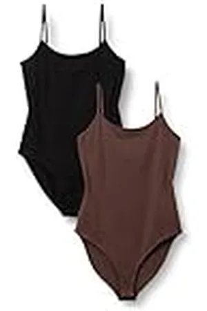 Amazon Body Tipo Camisola de Corte Entallado Mujer, Pack de 2, , XXL