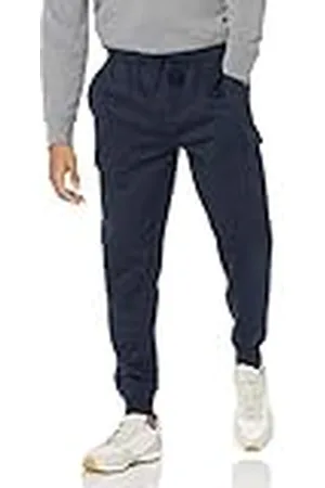 Amazon Pantalón Deportivo Jogger Cargo de Forro Polar Hombre, , S