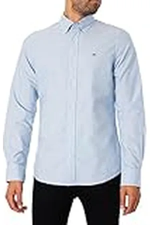 GANT Slim Oxford Shirt Camisa, Light Blue, M para Hombre