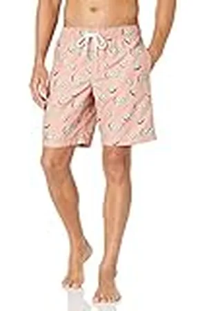 Amazon Bañador con 23 cm de Pernera, Corte Holgado y Secado Rápido - colores interrumpidos Hombre, , XL