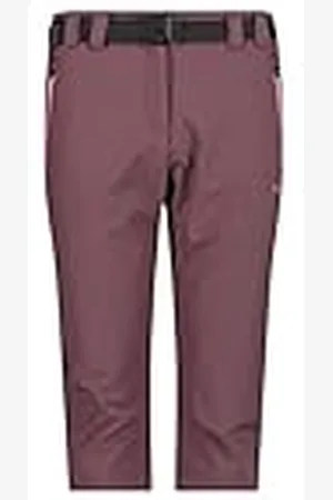 CMP Pantalón capri stretch mujer, Plum, XS