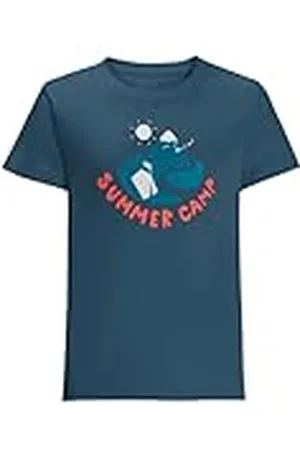 Jack Wolfskin Summer Camp T K Camiseta de Manga Corta, Niños, , 164