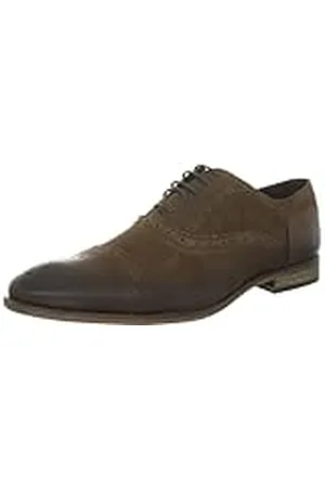 SELECTED SELECTED Sel Brande F 16028244 - Zapatos de Cordones de Cuero para Hombre, Color , Talla 41